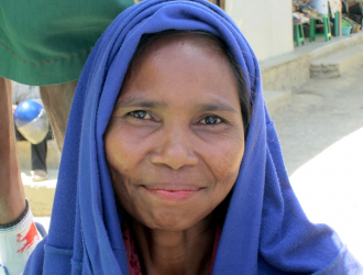 Portrait of woman in Timor Leste
