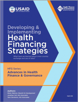 Developing and Implementing Health Financing Strategies