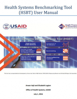 USAID’s Health Systems Benchmarking Tool (HSBT)