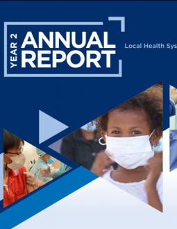 Screen shot of cover for the LHSS Year 2 Annual Report