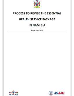 PROCESS TO REVISE THE ESSENTIAL HEALTH SERVICE PACKAGE IN NAMIBIA