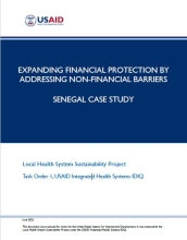 Cover page with USAID logo and title of case study