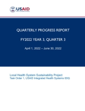 LHSS Quarterly Progress Report Year 3, Quarter 3 Cover Image