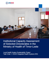 institutional capacity assessment TL