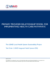 Primary Provider Relationship Model for Implementing Health Care Pathways in Colombia