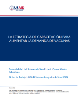 Cover page of a publication, with Spanish title